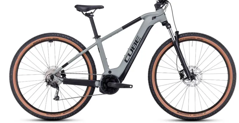 VTT électrique gris vu de profil